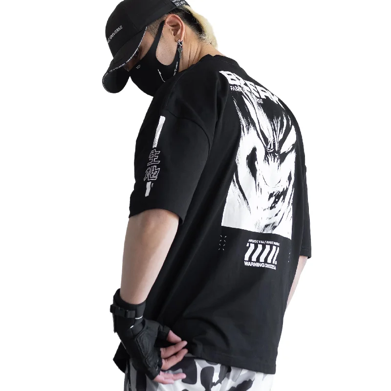 Bzerk Black Oversized Short Sleeve T