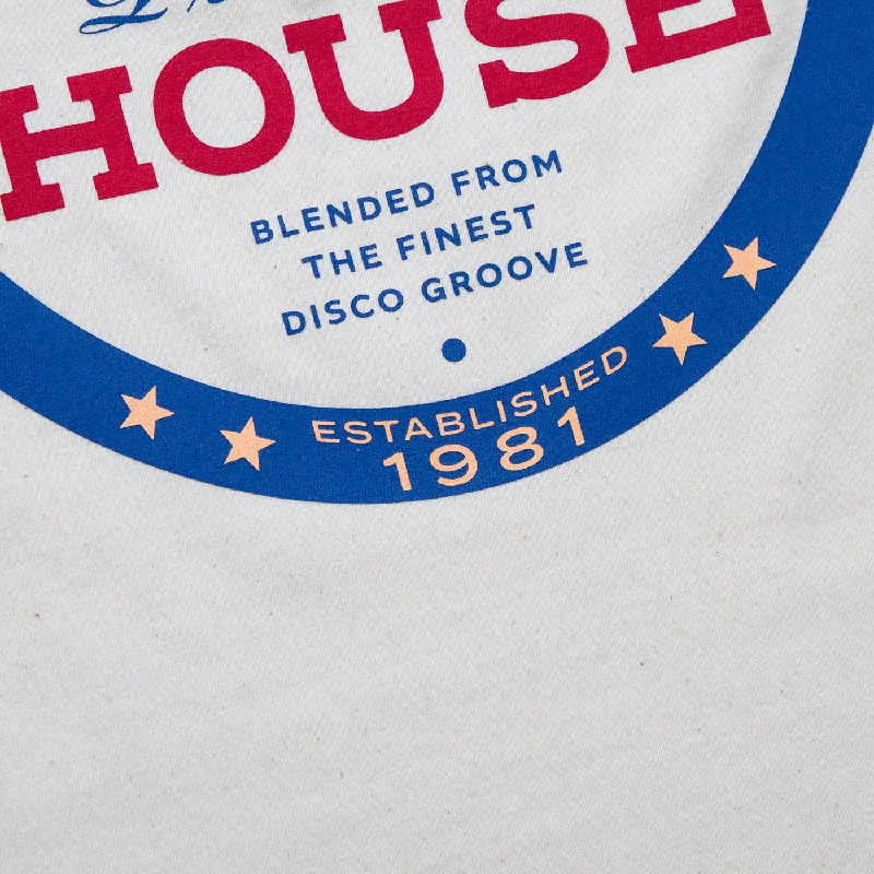 Chicago House Back Print - Oversized Tshirt - Natural