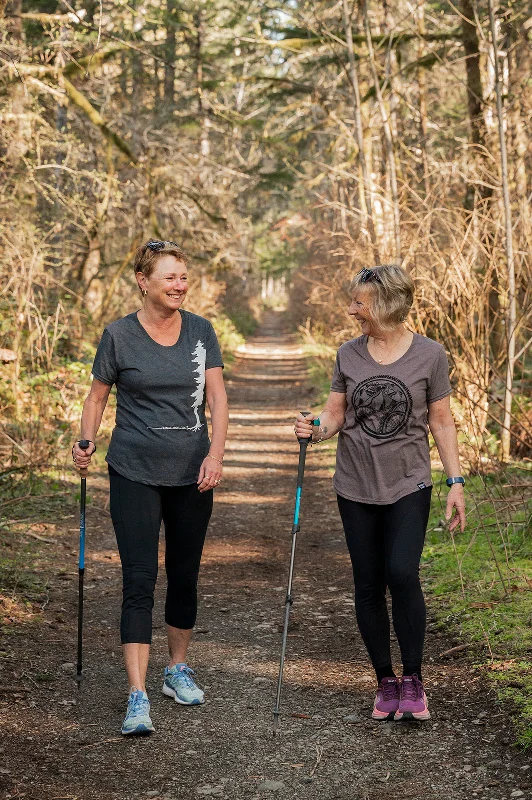 ELDERS - Women's Eco Tee - Heather Charcoal