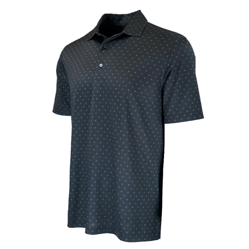 Greg Norman - Men's Micro Pique Spinner Print Polo