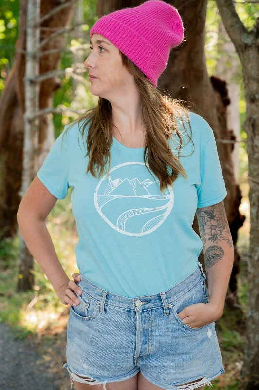 LOGO - Women's Eco Tee - Turquoise - SALE