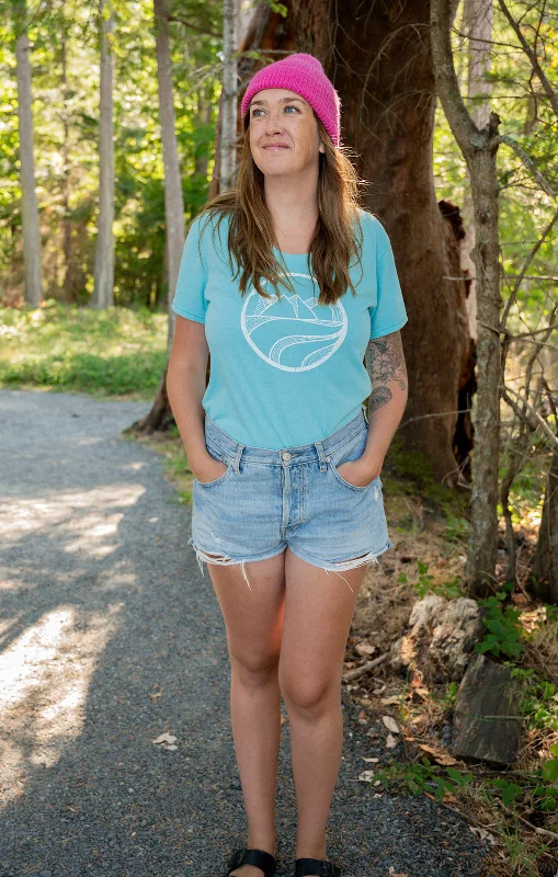 LOGO - Women's Eco Tee - Turquoise - SALE