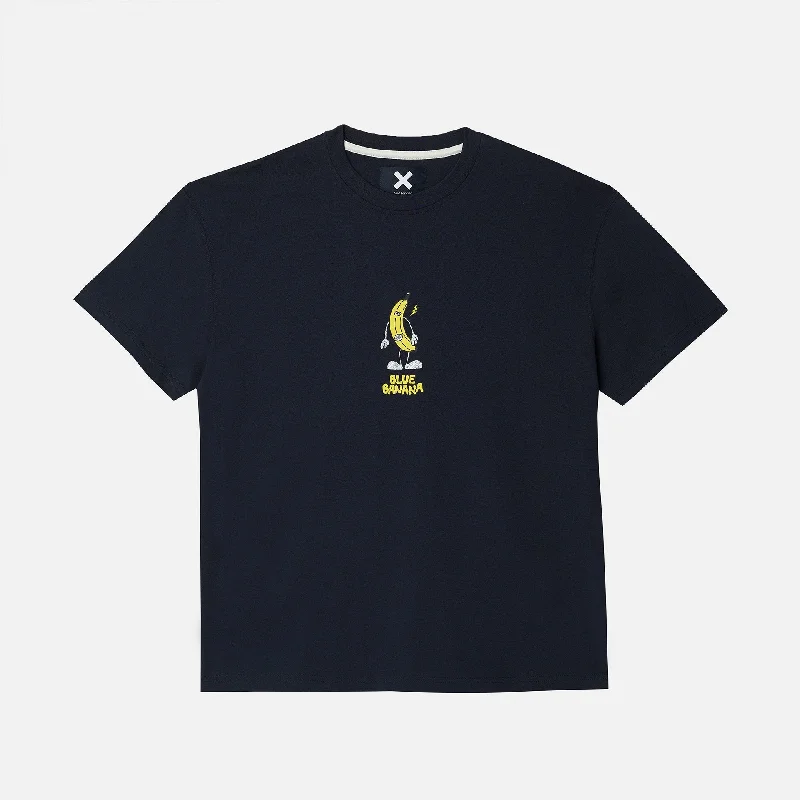 CAMISETA BANANA AZUL MARINO