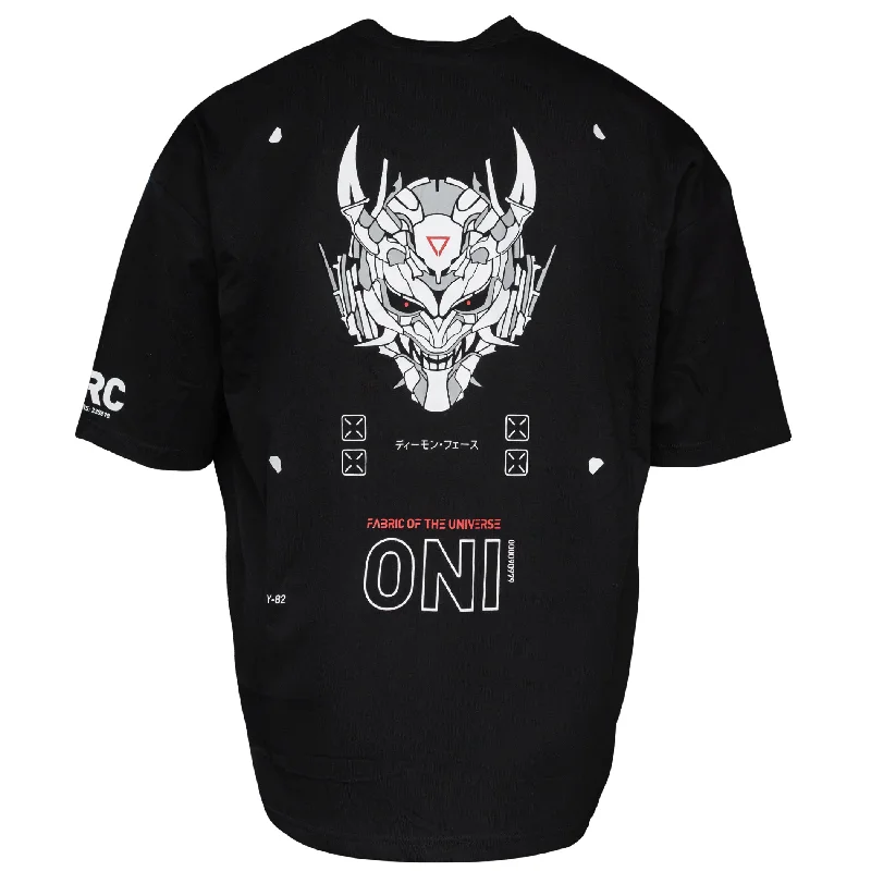 ONI Black Oversized Short Sleeve T