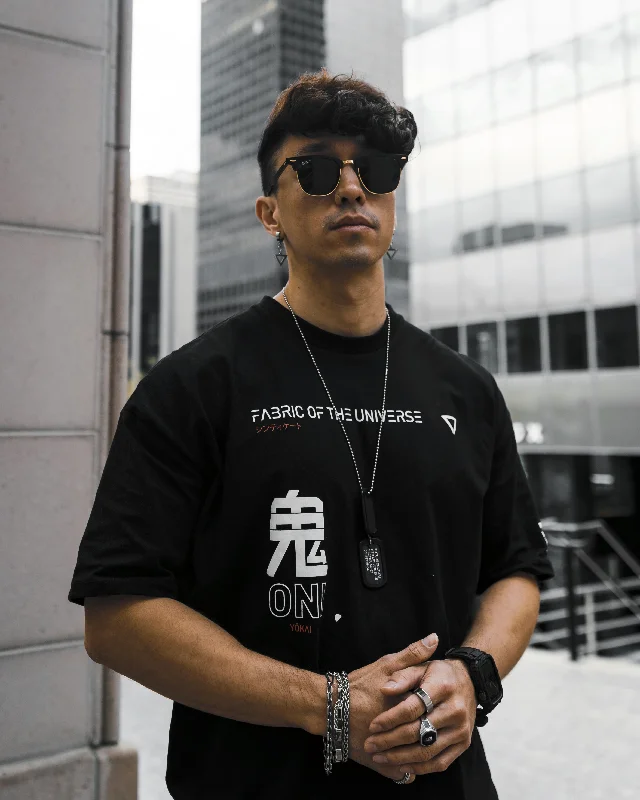 ONI Black Oversized Short Sleeve T