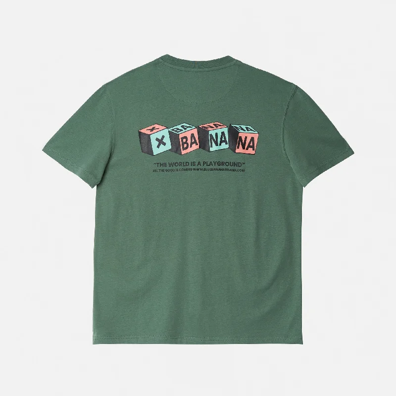 CAMISETA CUBE PINE GREEN