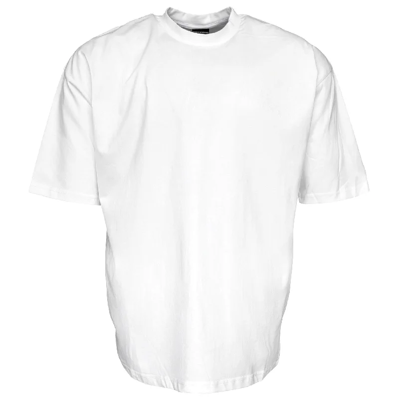 White Oversized Short Sleeve T