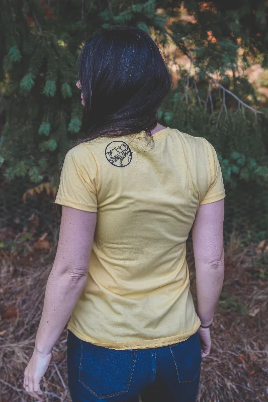 TREE - Womens Eco Tee - Yellow - SALE