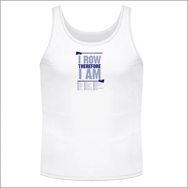 I Row Therefore I Am Singlet - Unisex