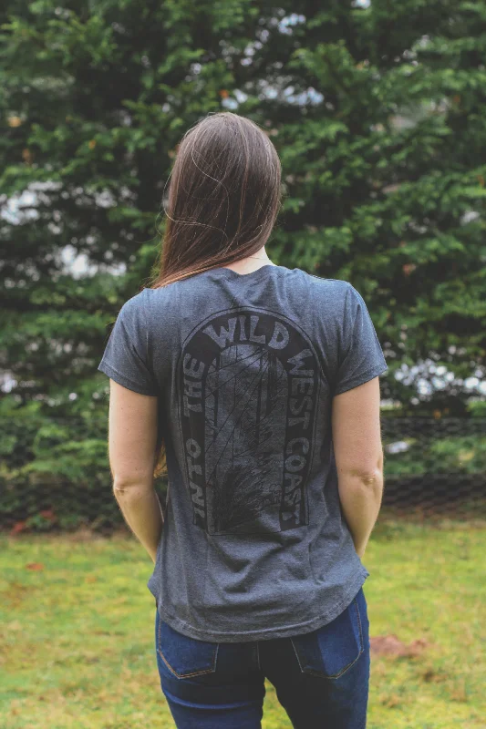 WILD - Women's Eco Tee - Heather Charcoal - SALE