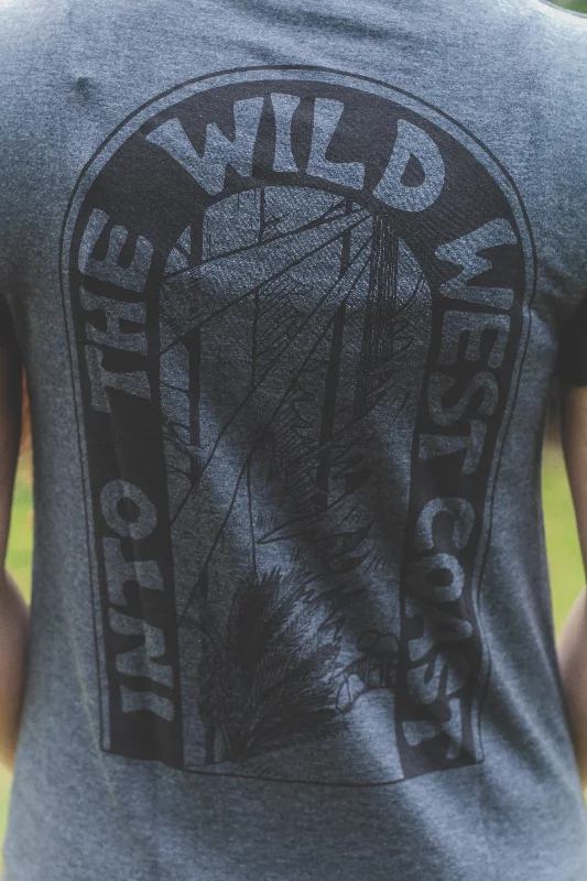 WILD - Women's Eco Tee - Heather Charcoal - SALE