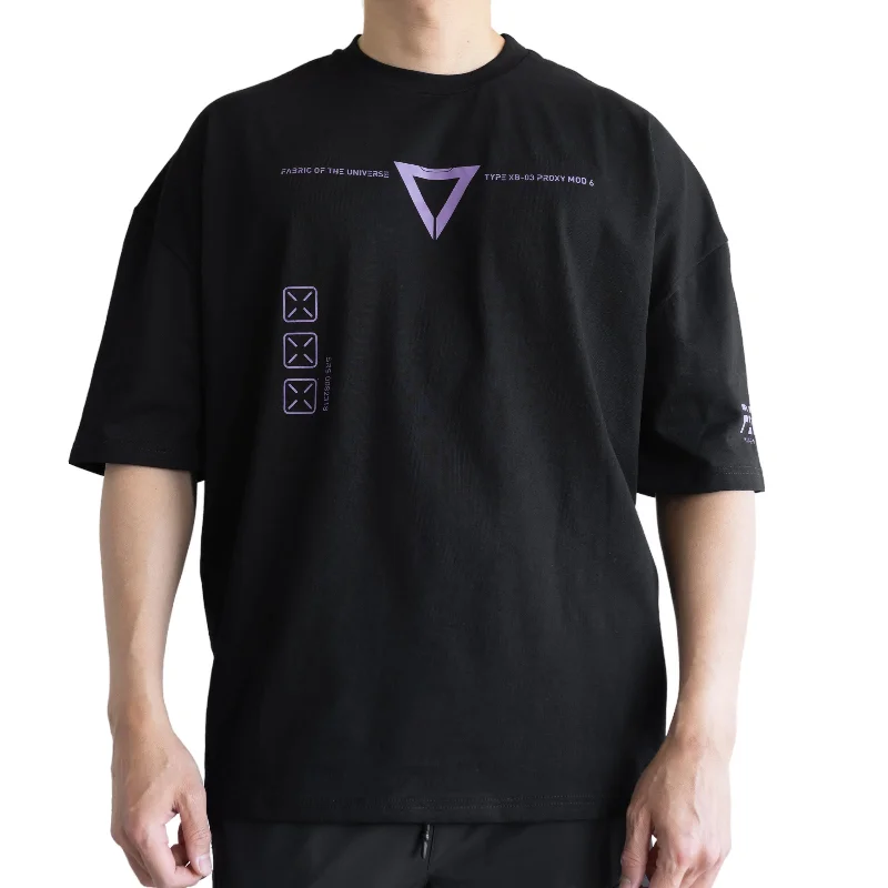 XB-03 Black Oversized Short Sleeve T