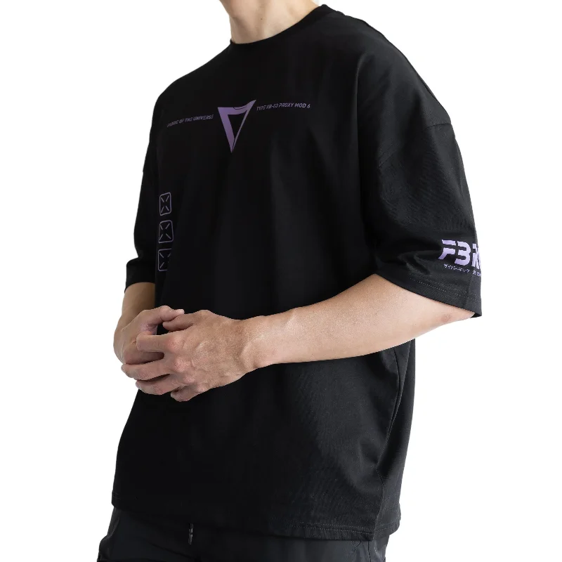 XB-03 Black Oversized Short Sleeve T