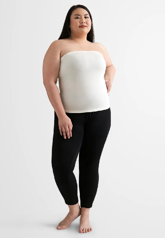 Tutti OUTSTANDINGLY SOFT Plus Size Tube Top - White