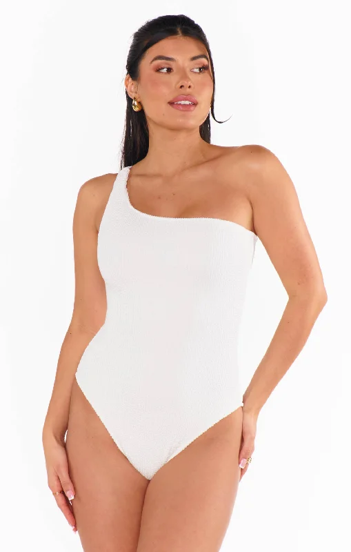 Anchor One Piece ~ Ivory Scrunch