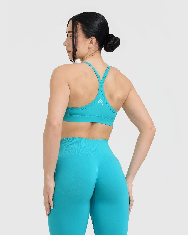 Everyday Sports Bra | Aqua Blue