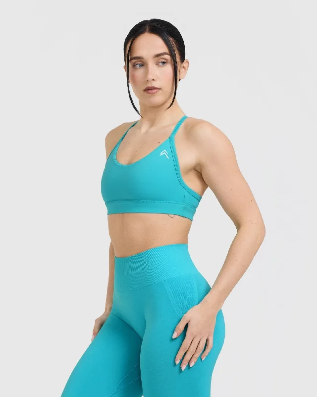 Everyday Sports Bra | Aqua Blue