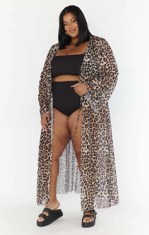 Jet Setter Robe ~ Cheetah Mesh