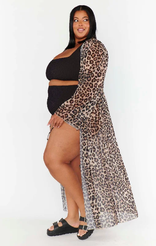 Jet Setter Robe ~ Cheetah Mesh