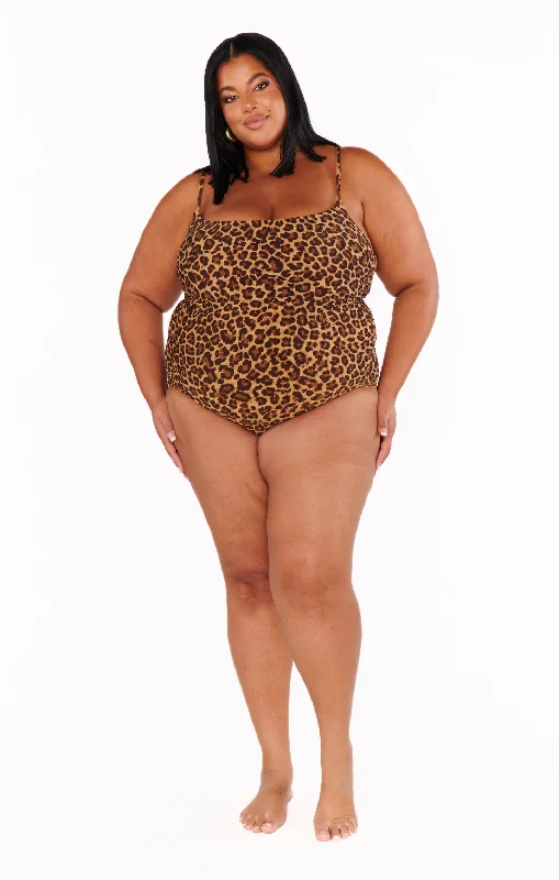 Positano One Piece ~ Leopard Contour Scrunch