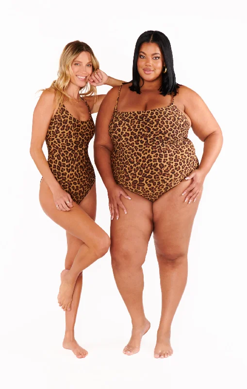 Positano One Piece ~ Leopard Contour Scrunch